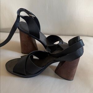 Dolce Vita Black and Brown Strappy Heels